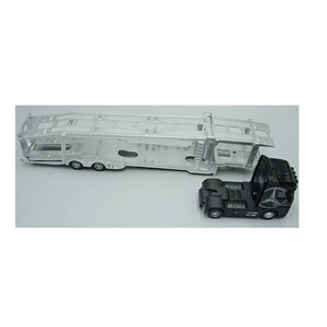 تریلی حمل خودرو مشکی مدل بنز آکتروس 1:50 Trailer Model Benz Actros_اسباب بازی